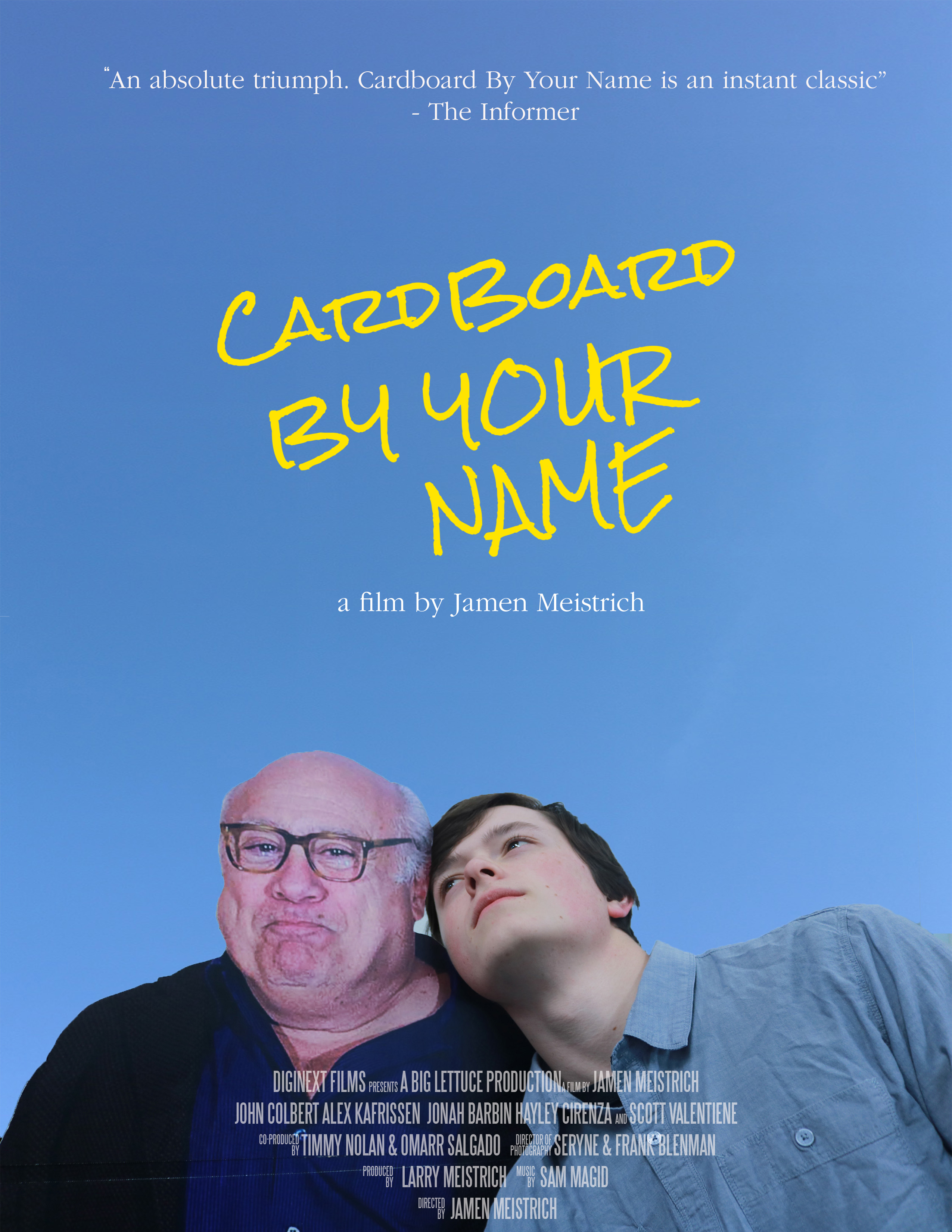 Cardboard By Your Name — official poster