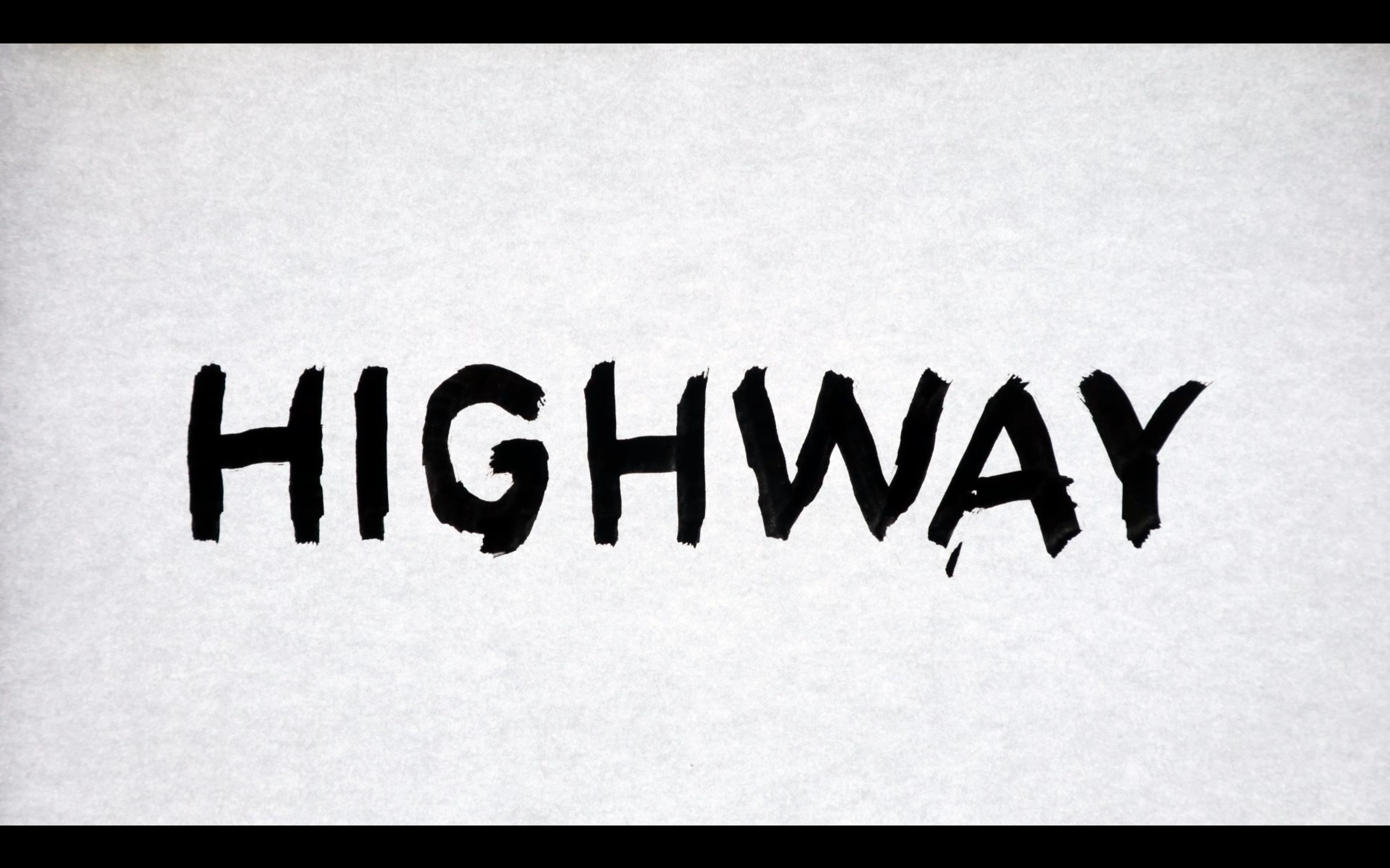 Highway — official poster