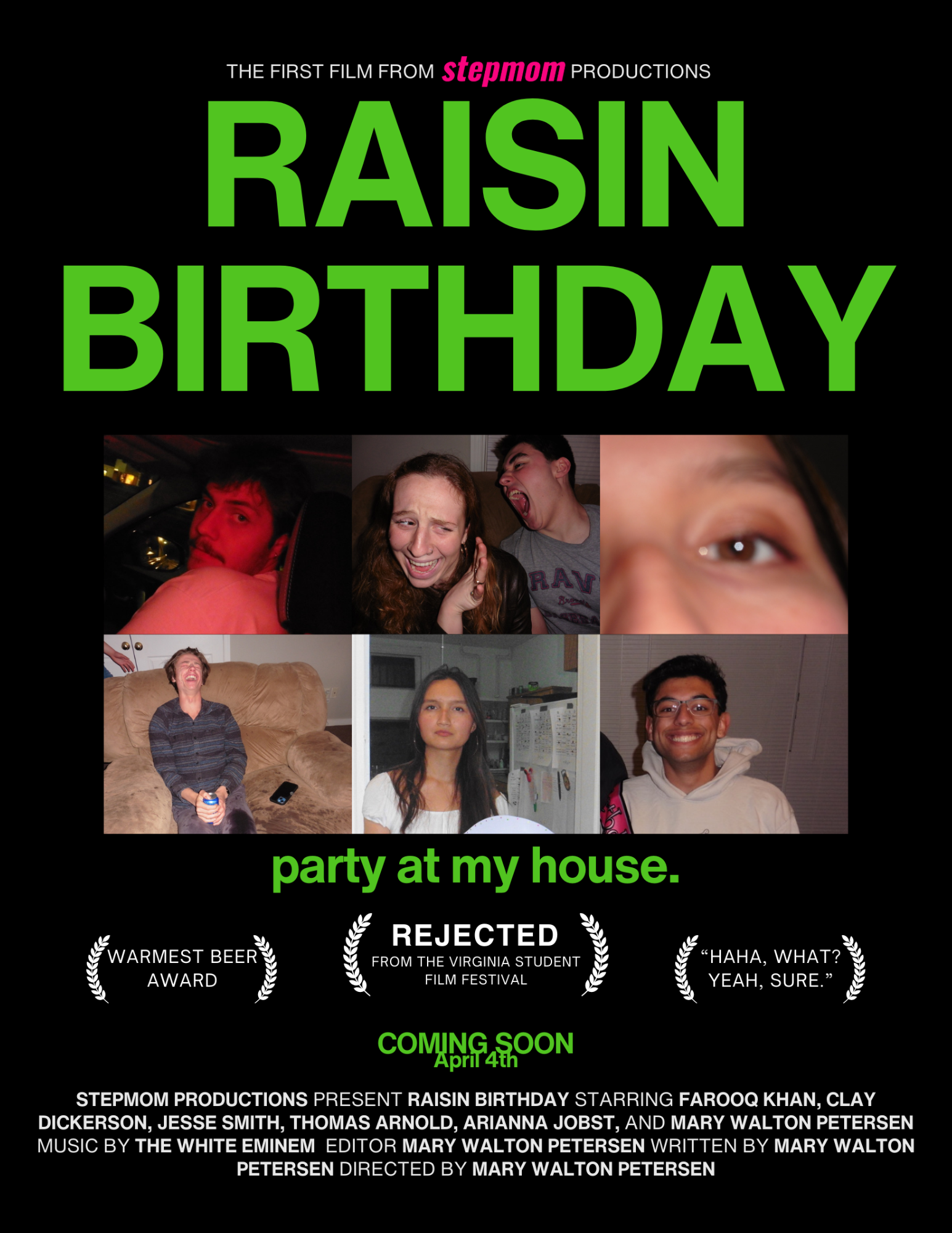 Raisin Birthday — official poster