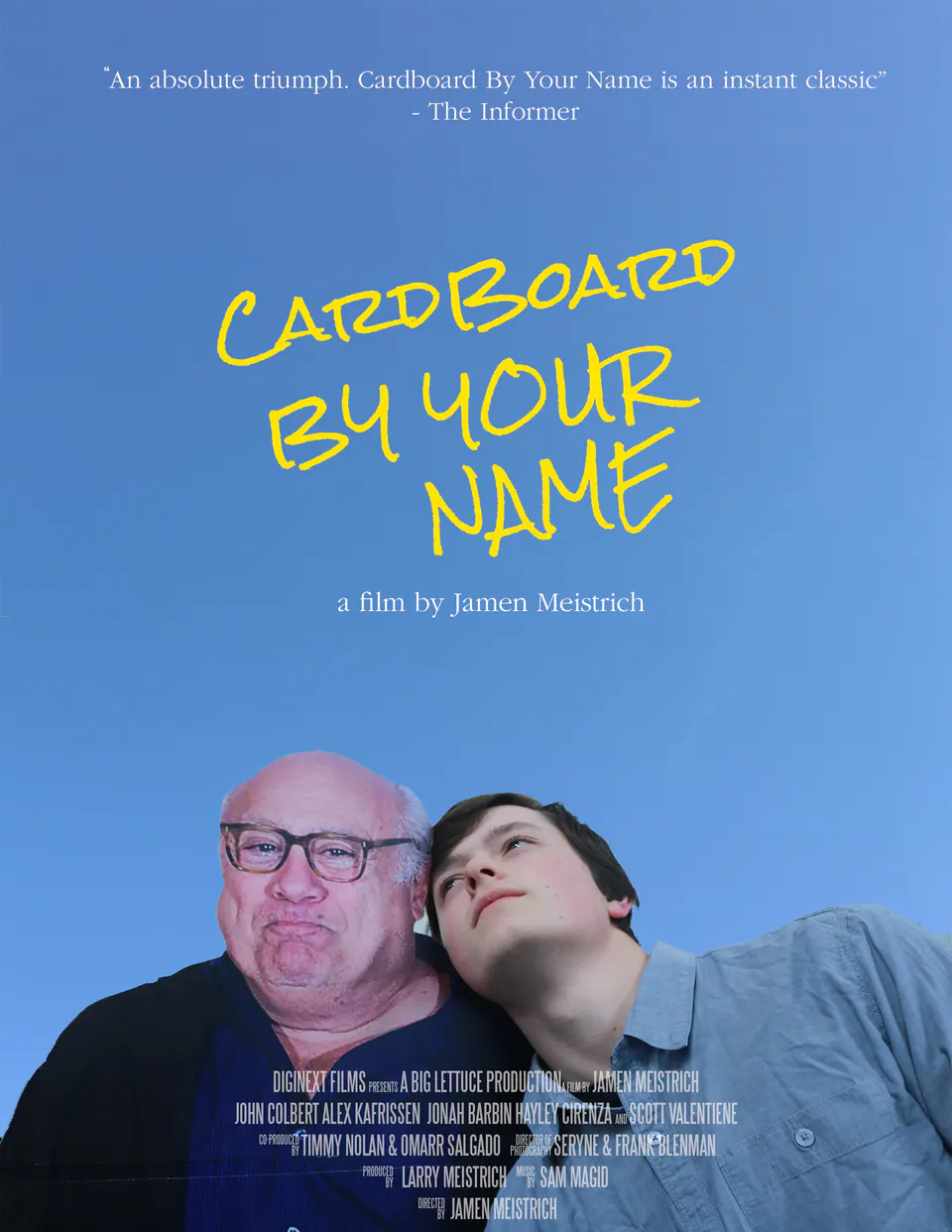 Cardboard By Your Name — official poster