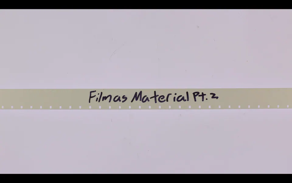 Film as Material Part 2 — official poster