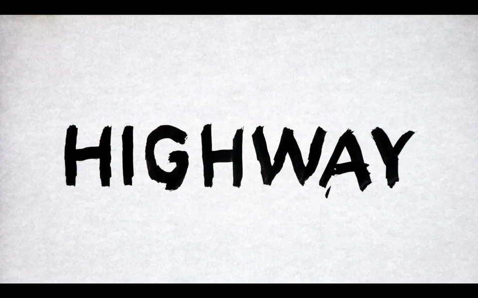 Highway — official poster