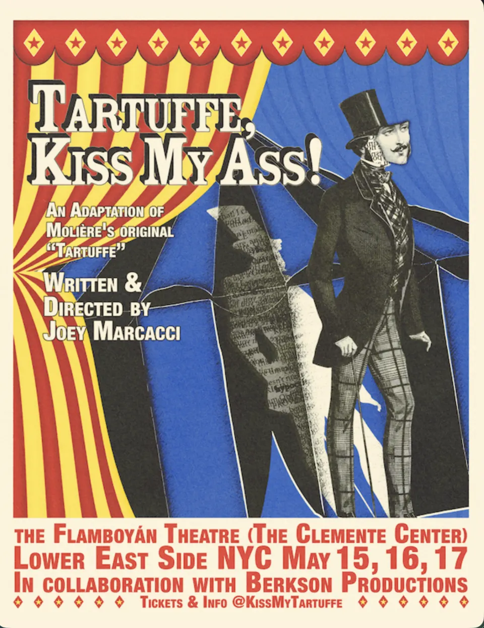 Tartuffe, Kiss My Ass! official poster